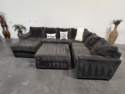 Large Sectional Sofa Couch Delivery Chaise Ottoman