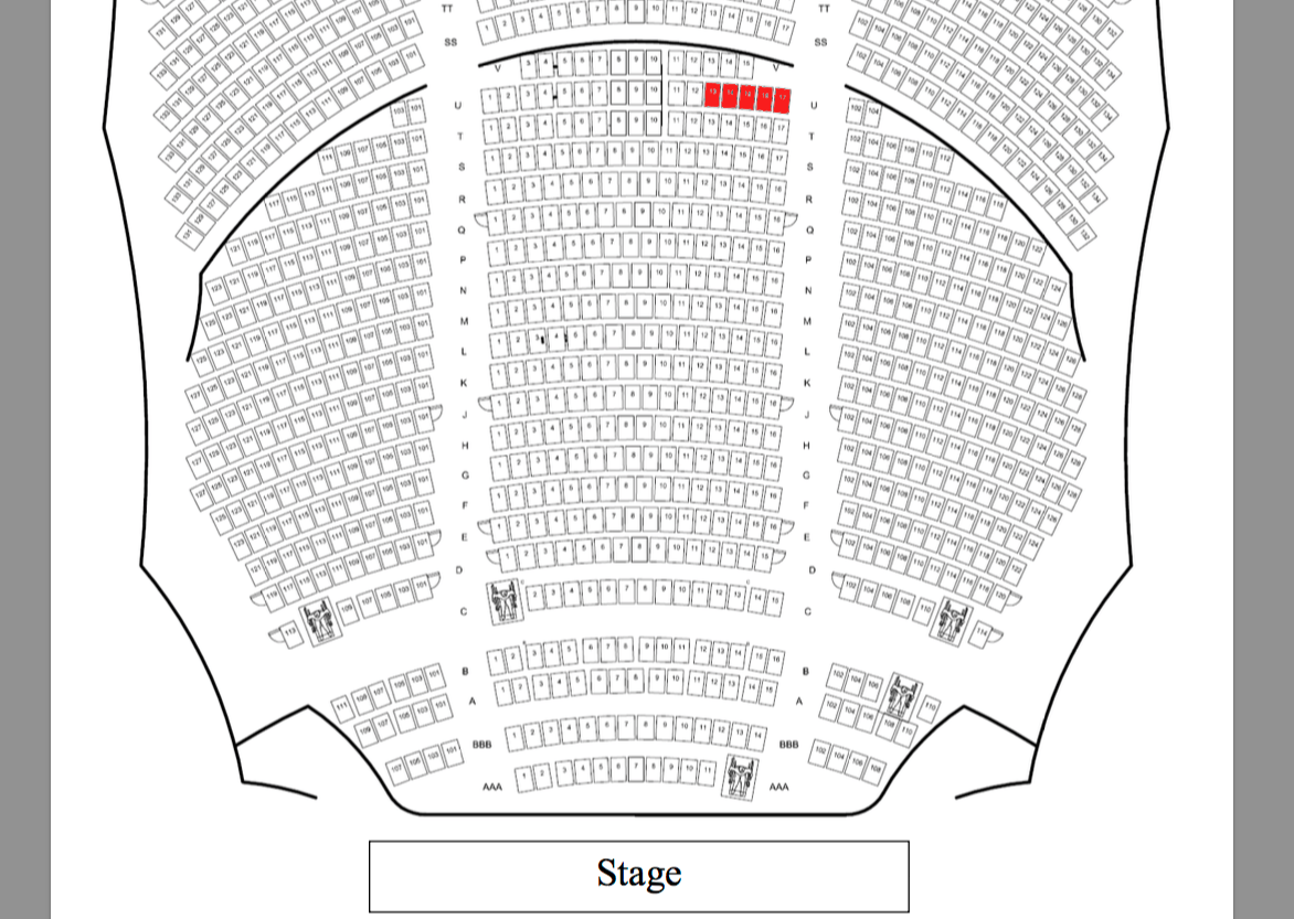 Ringo Starr at Eccles - Orchestra Aisle Seats!