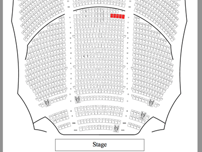 Ringo Starr at Eccles - Orchestra Aisle Seats!