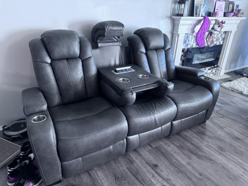 leather Sofa Recliner