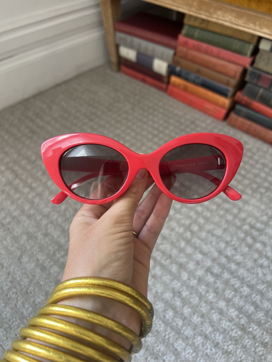 CRAP Red Cat Eye Sunglasses