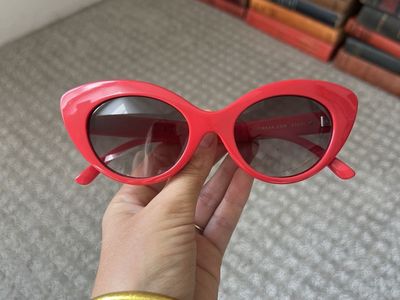 CRAP Red Cat Eye Sunglasses