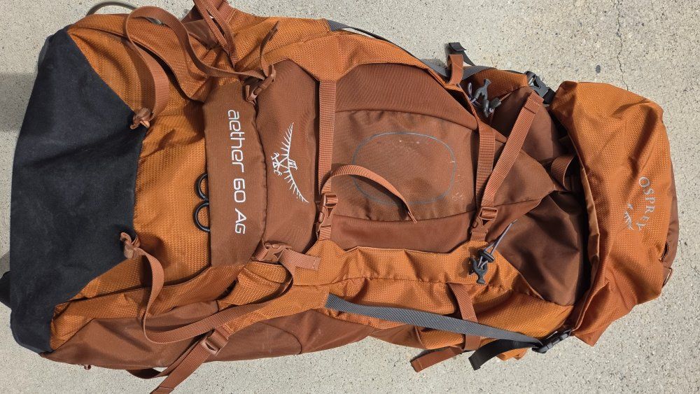 Osprey Aether 60 AG Backpack Orange 