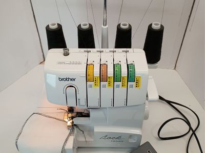 Brother Lock Serger Model 1034D Two Needles 4 Thread Working
