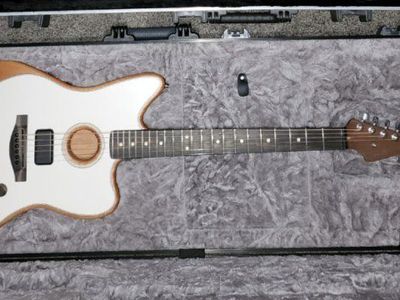 Fender Jazzmaster Acoustasonic American White