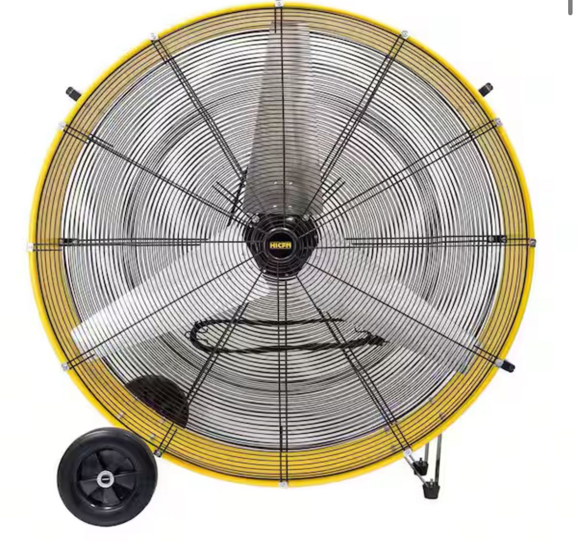 High Velocity Heavy Duty Drum Fan 42 in Industrial
