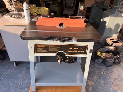 DELTA Wood Shaper Table for Precision Woodworking - Used Condition