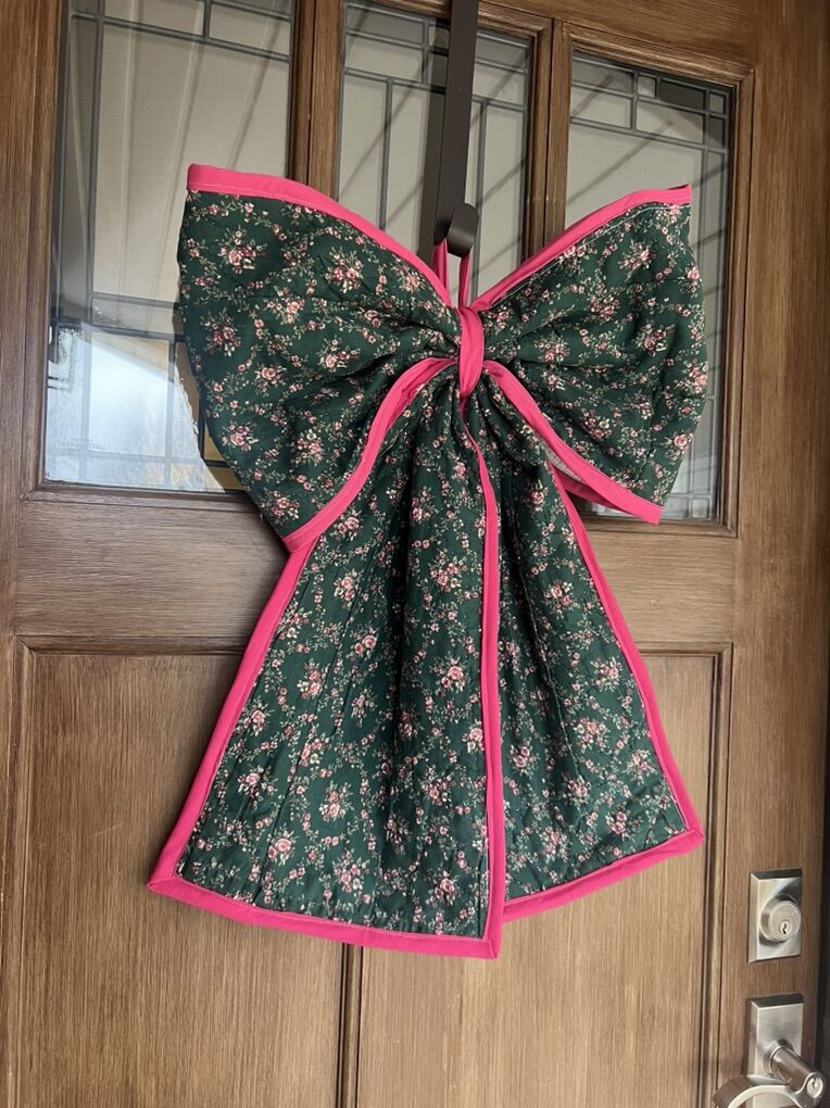 Large Vintage Quilt Bow