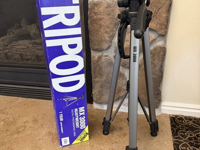 MX 3000 Heavyweight Camera Tripod - Quick Release, 3-Way Pan Head, 64.96" Max Extension