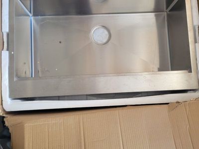 Topmount Stainless Steel Kitchen Sink with Basin Rack and Instructions