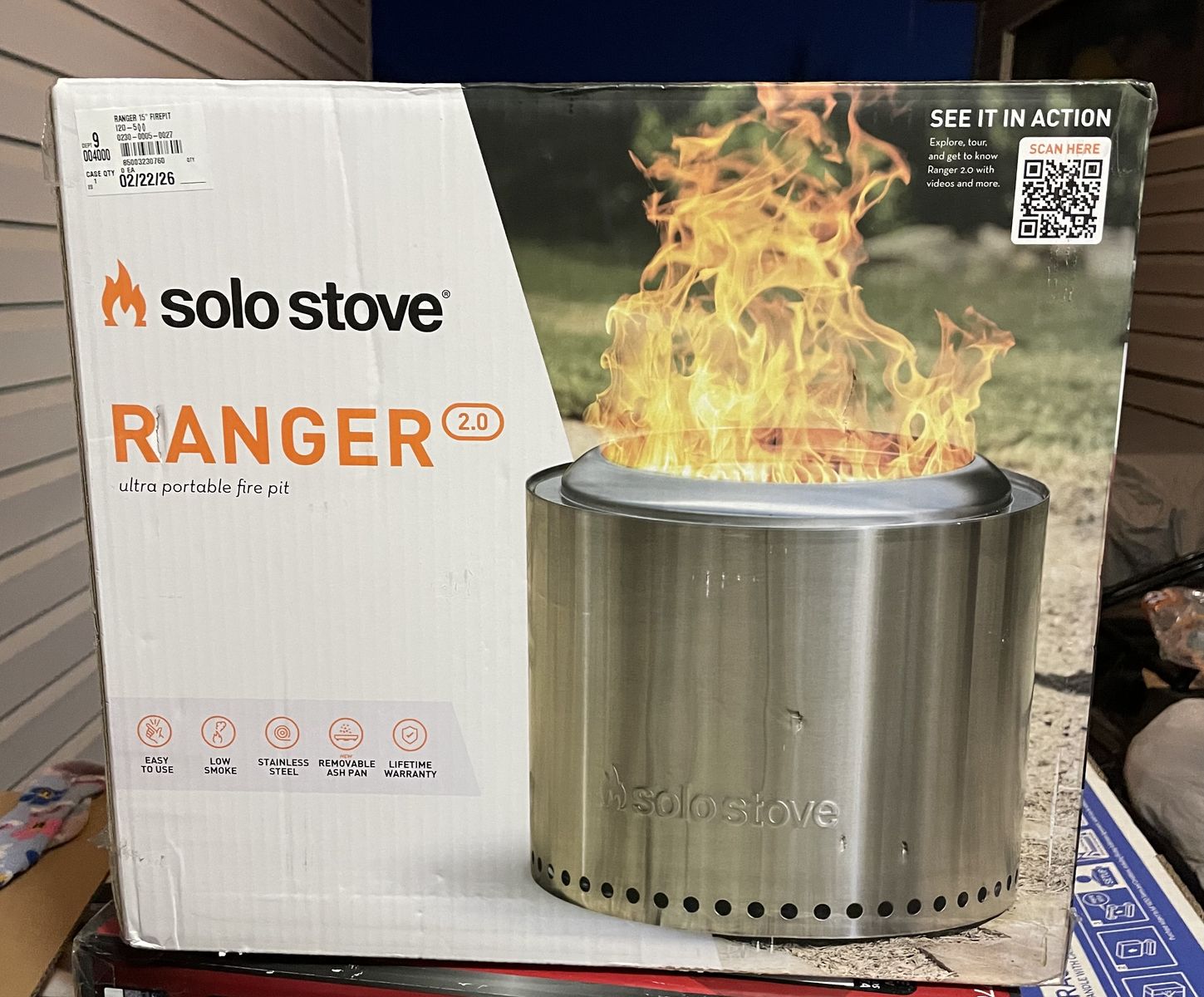 New Solo Stove Ranger 2.0, Smokeless Fire Pit