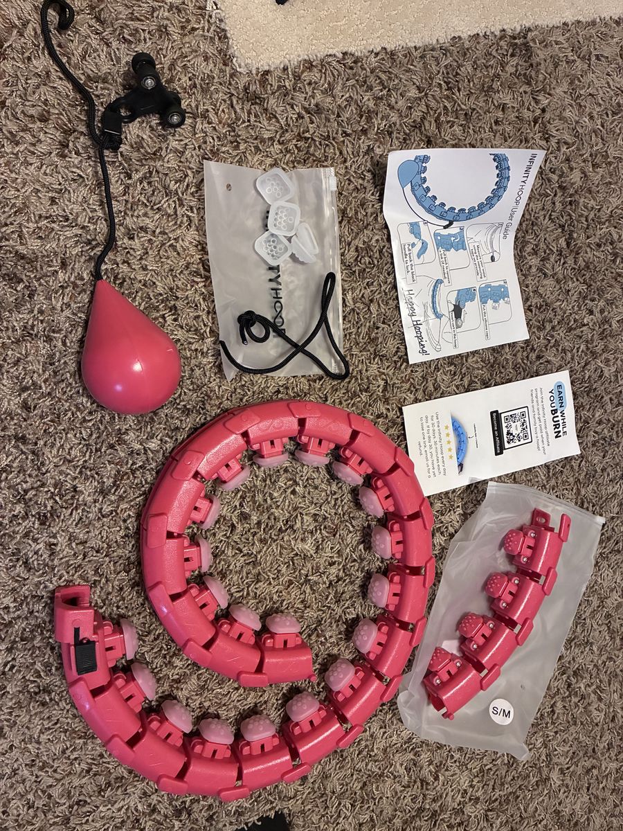 Pink Infinity Hoop