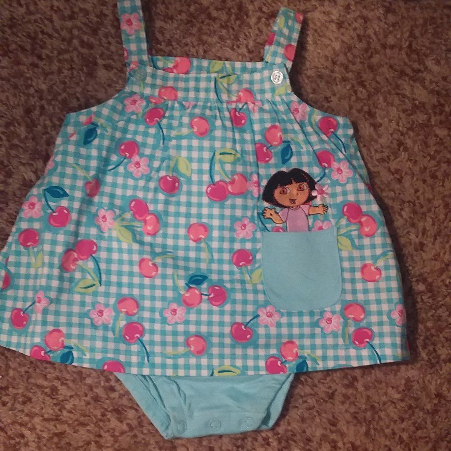 DORA EXPLORER SUNSUIT...12 MOS.