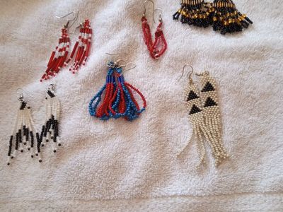 Assorted Beaded Dangle Earrings - Multiple Colors & Styles