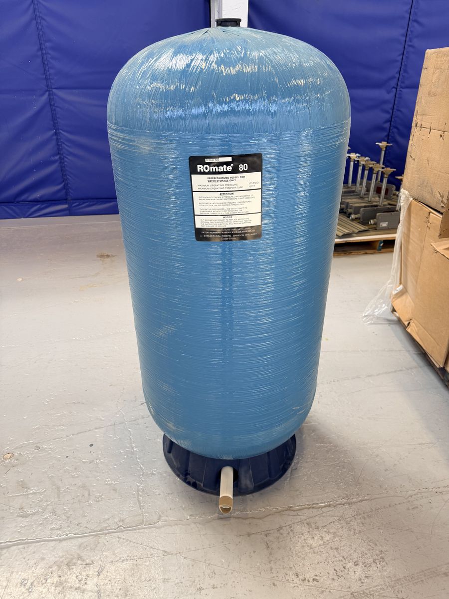 RO 80 Pressurized Water Storage.