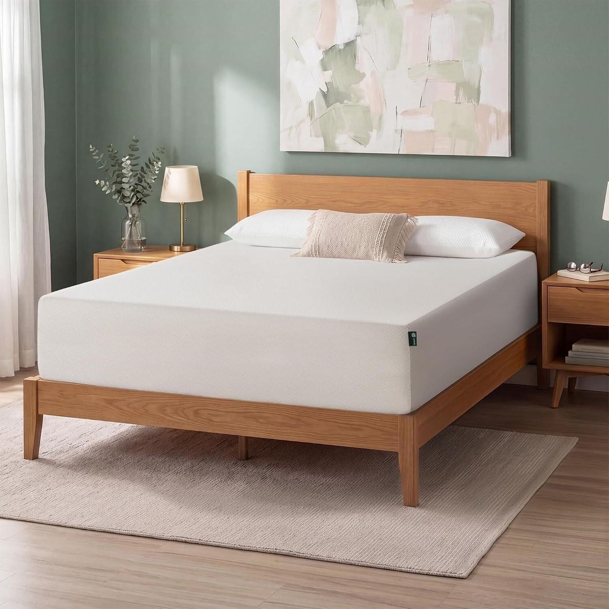 Zinus Green Tea Memory Foam Mattress 14" Queen New Factory Sealed