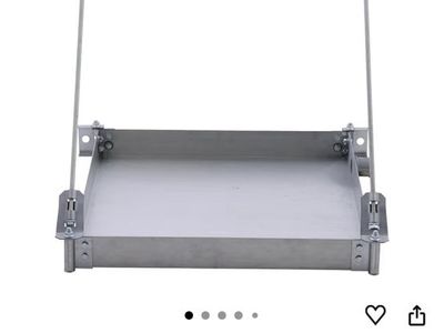 HoldRite QuickStand 30-SWHP-WM 24" Wall-Mounted Water Heater Platform w/ Steel Drain Fitting