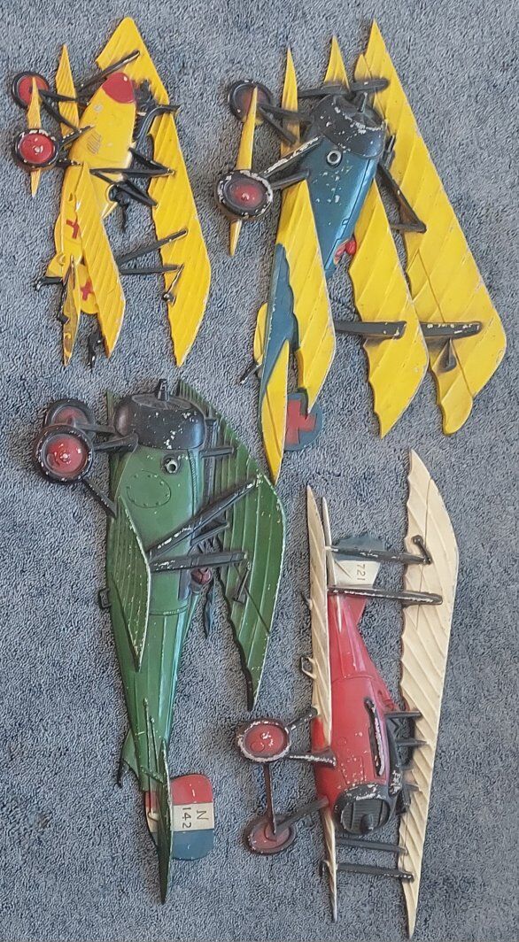 Sexton USA Metal Airplane Wall Hangings