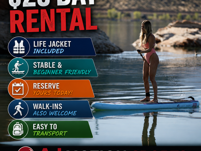 Inflatable Paddleboard (iSUP/SUP) Rentals – Just $25/Day!
