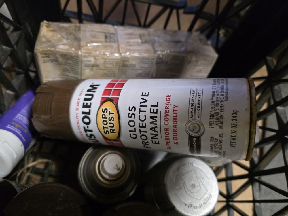 brown rustolem spray paint 5 each