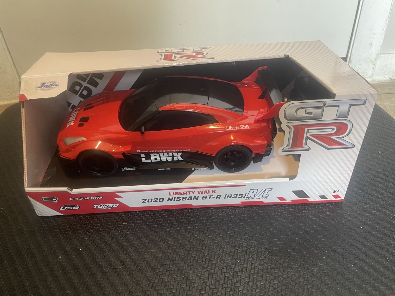 Jada Liberty Walk 2020 Nissan GT-R R35 Radio Control RC Car Red New