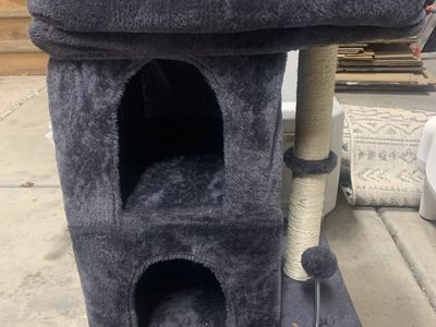 Cat Tree Condo with Scratching Post & Hideouts