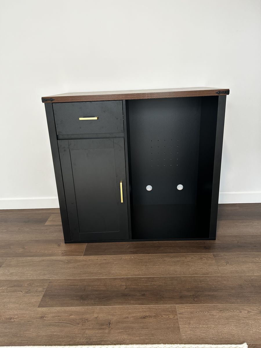 Coffee Bar with Mini Fridge Space