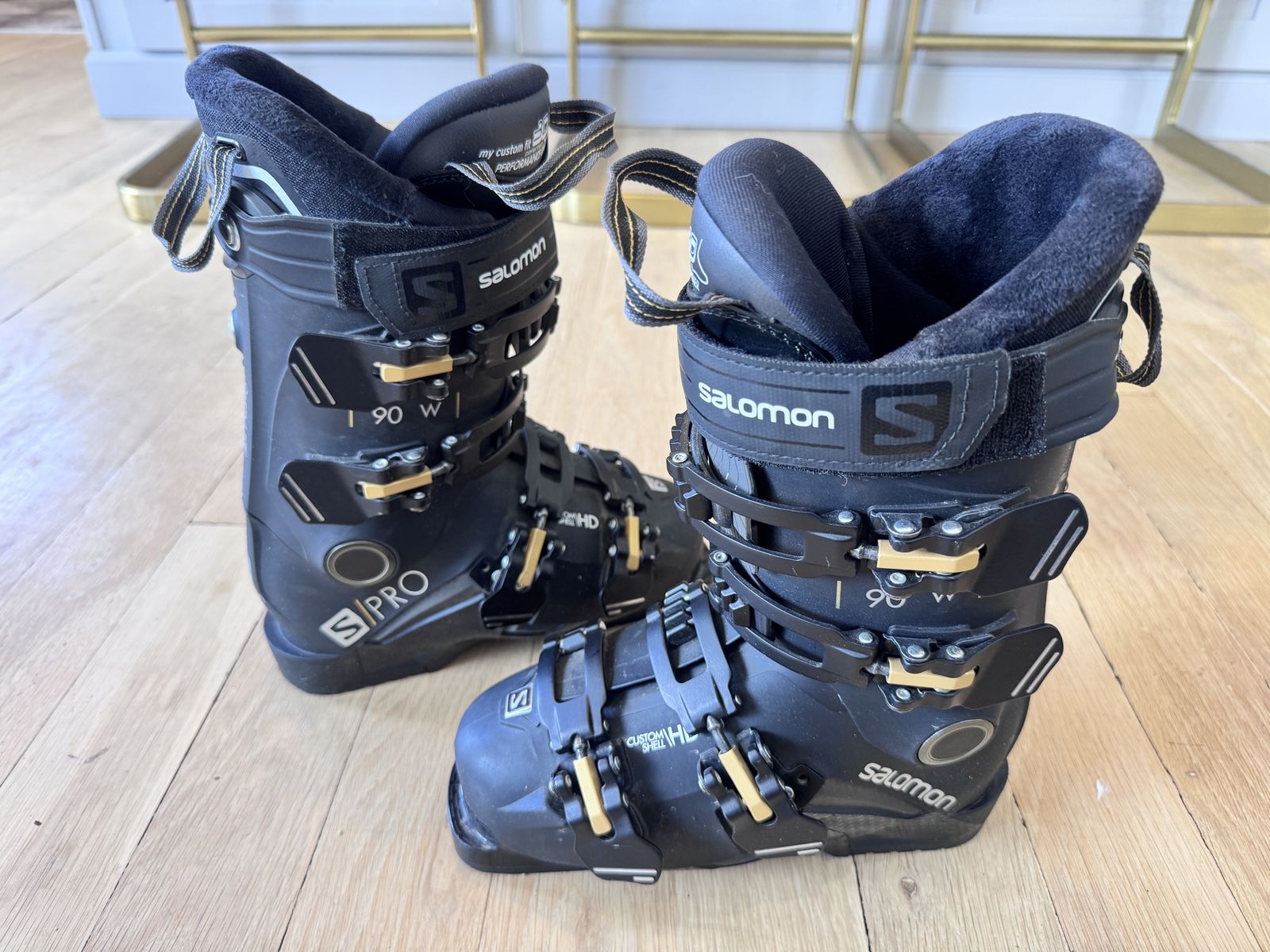 Salomon S/Pro 90 Performance 4-Buckle Ski Boots Size 22.5