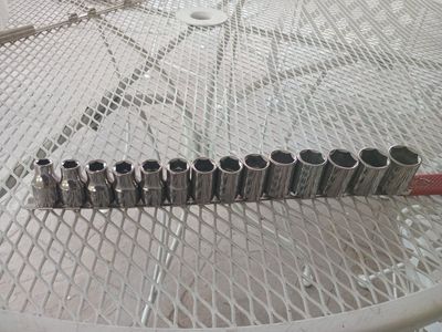 14 Piece Craftsman Socket Set, 6 Point, 9mm-22mm, Brand New!