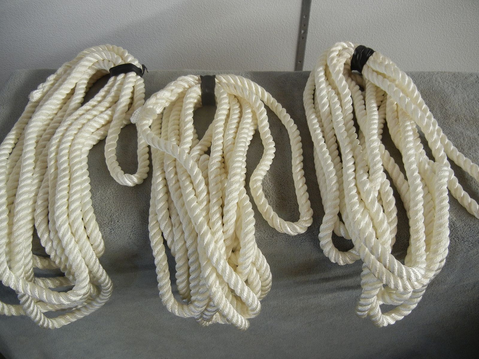 Boat Mooring Ropes 3 ropes 25 foot each