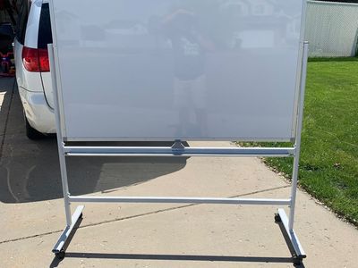Large Rolling 2-Sided Whiteboard