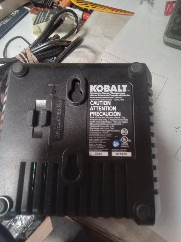 Kobalt battery charger