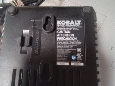 Kobalt battery charger