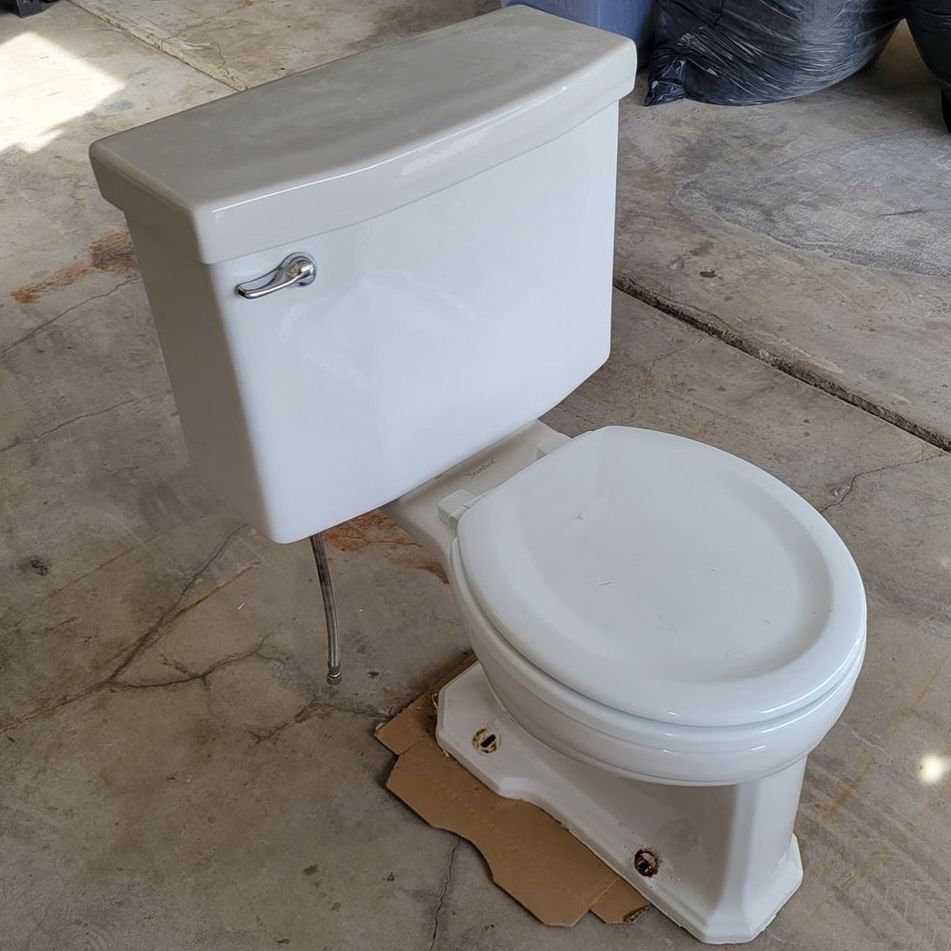 Vintage 1950s Standard toilet