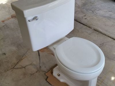 Vintage 1950s Standard toilet