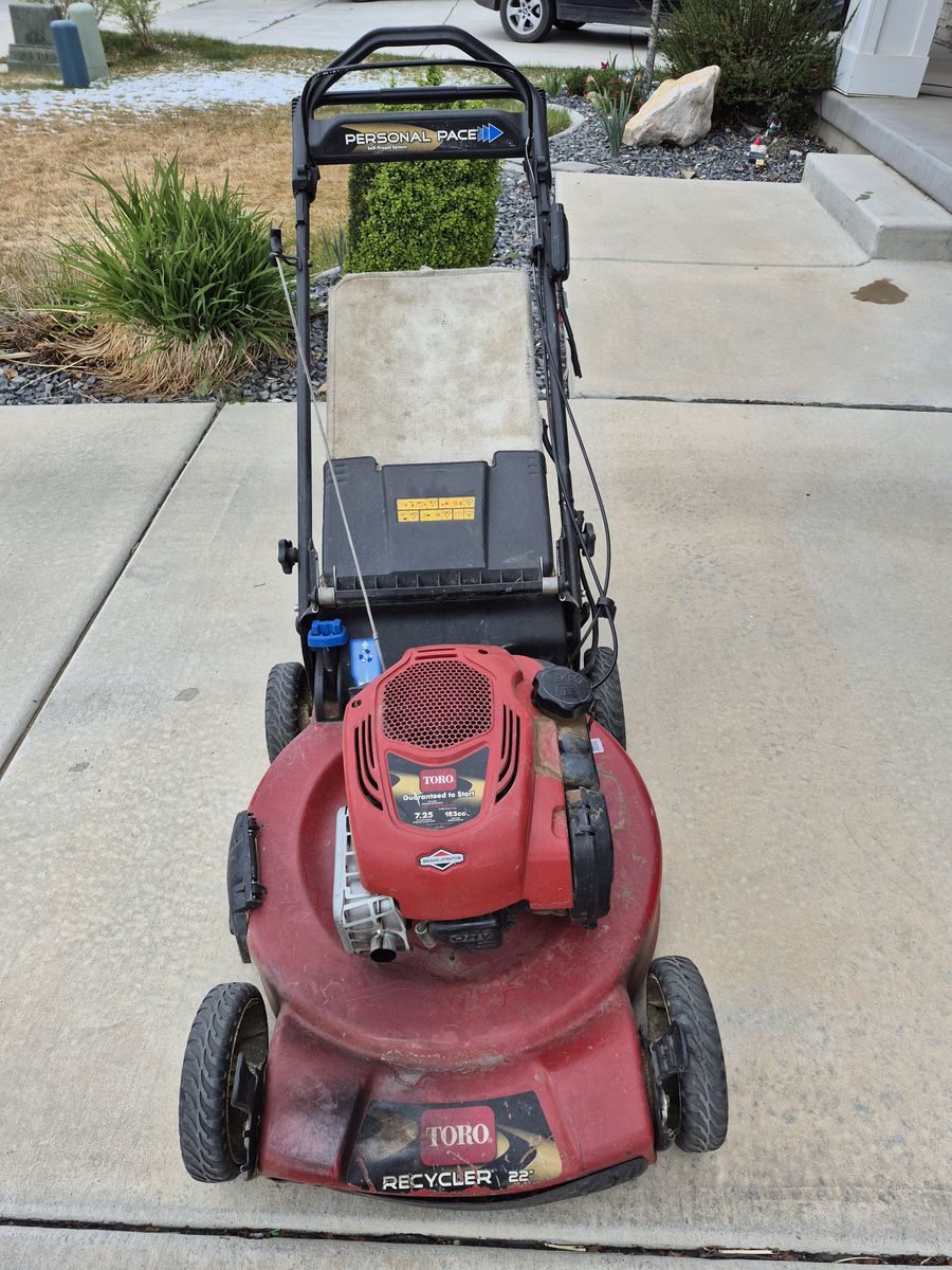 Toro 22" Recycler Mower, Personal Pace
