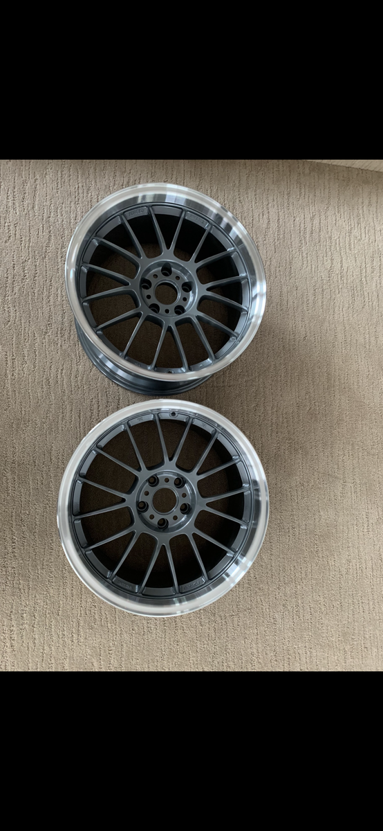 PAIR of Volk LE37 18x9.5 +12 5x114.3 Volk’s Subaru WRX STI WRXSTI EVO Evolution Supra Skyline
