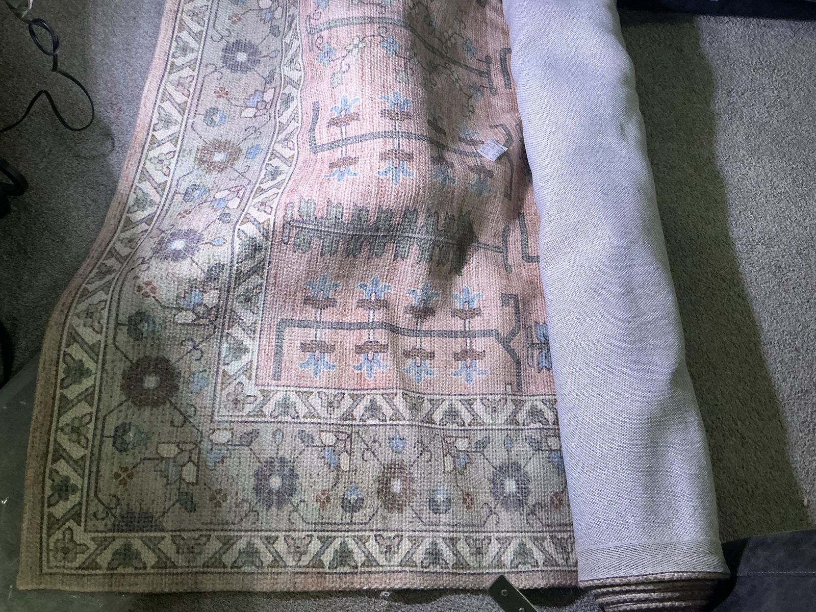 Large 8’6” × 11’6” Wool Area Rug – Rugs USA Mythic Peach