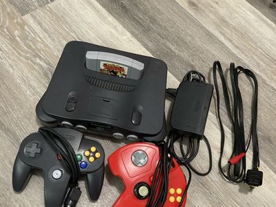 Nintendo 64 Console with 2 Controllers & Pokemon Snap Game - Retro Gaming System