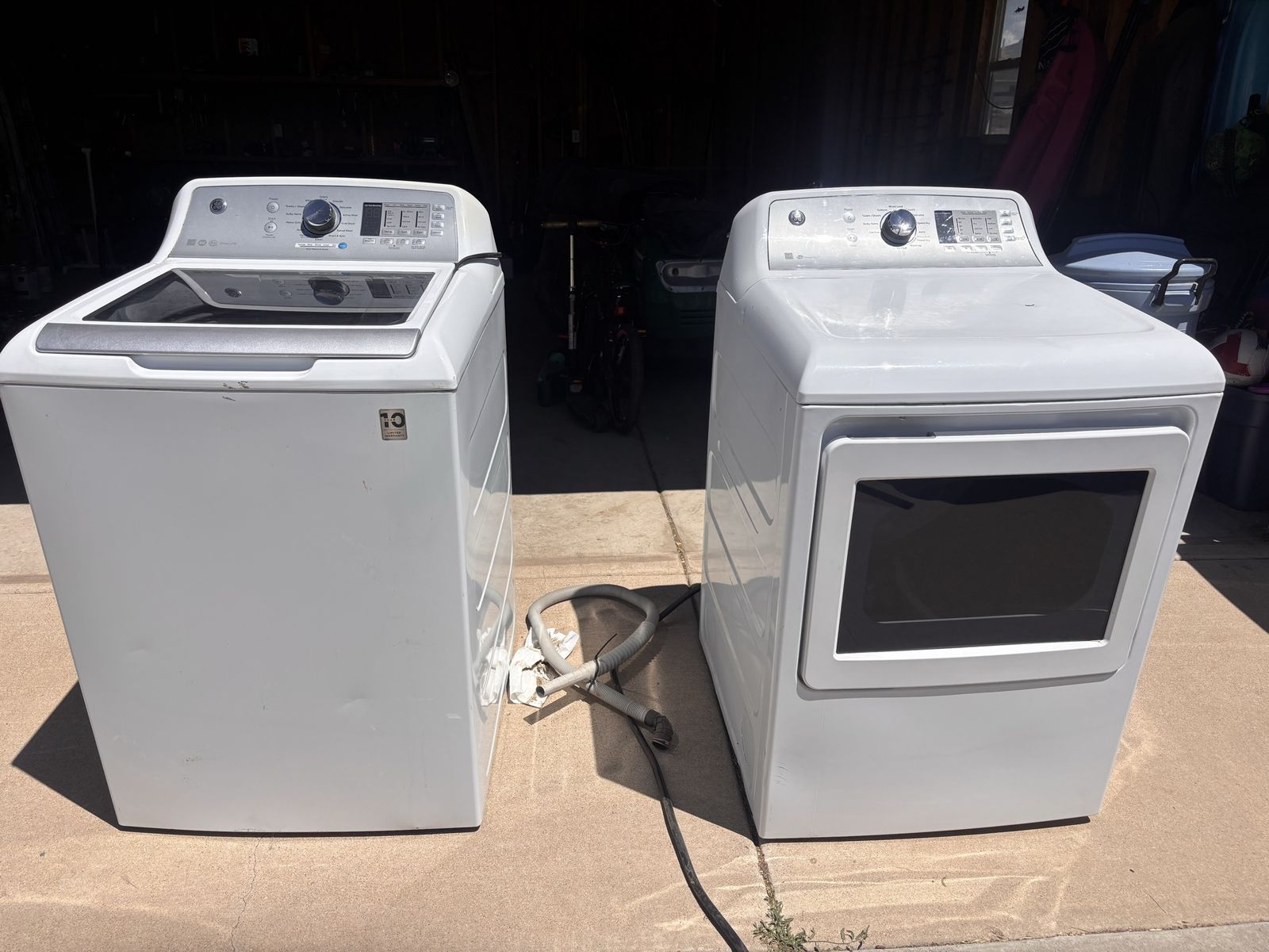 White Washer Dryer set