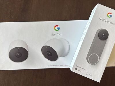 Google 3 pack Nest Cam + Nest Doorbell included