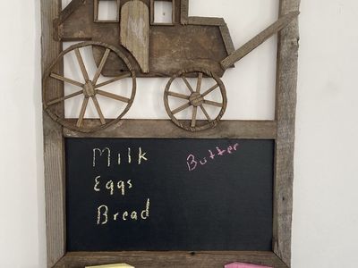 Handmade Wooden Chalkboard Wall Hanger