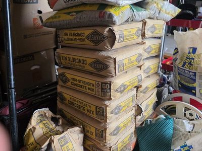 12 bags of concreat mix
