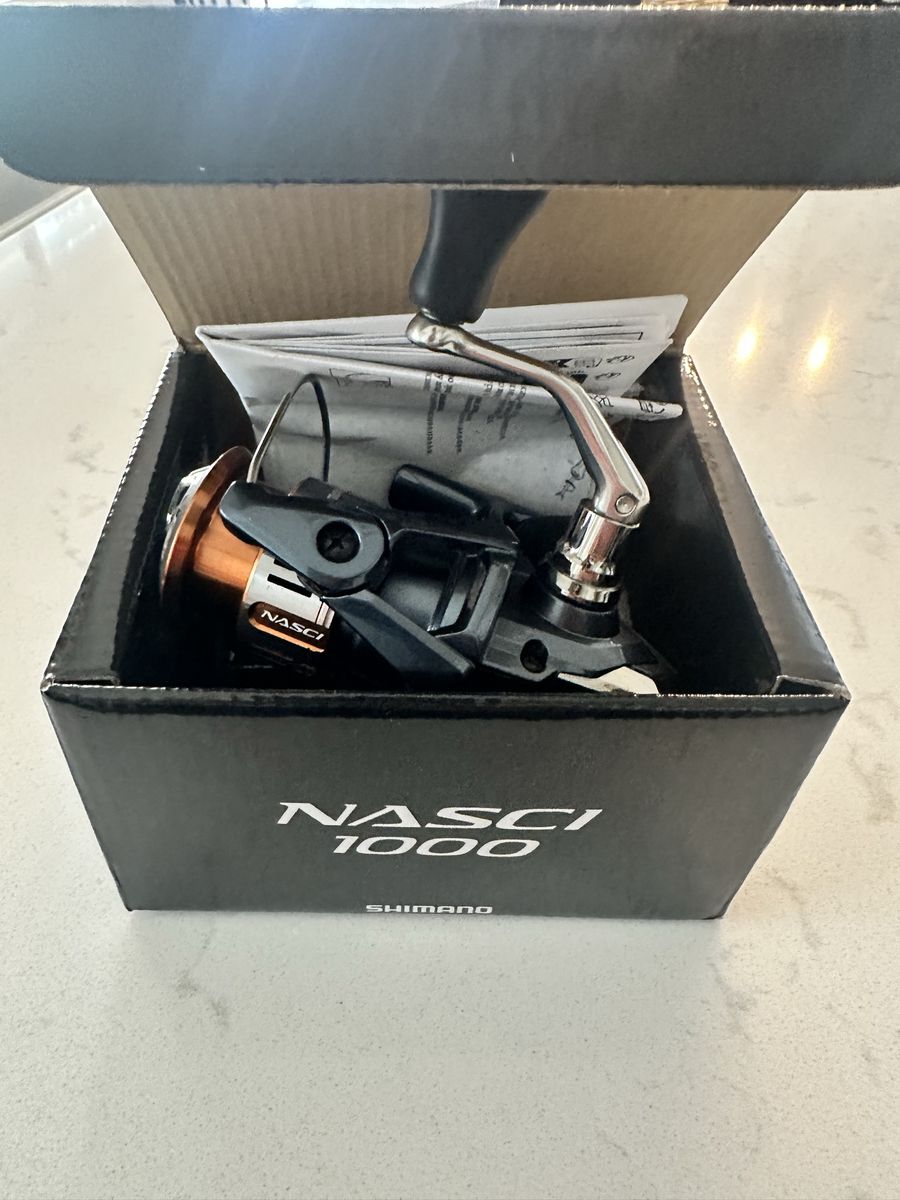 Shimano Nasci 1000 Spinning Fishing Reel - New in Box