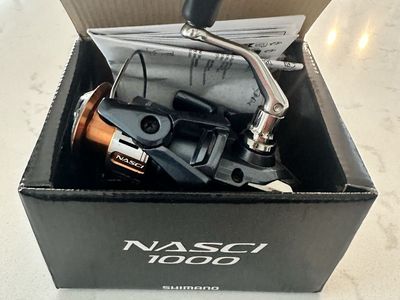 Shimano Nasci 1000 Spinning Fishing Reel - New in Box