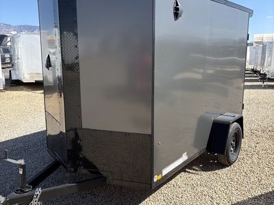 6x10 Look ST DLX Enclosed Cargo Trailer - 6'6" Interior - 3.5K GVWR - .080 PolyCor, Rear Spoiler w/ Load Lights