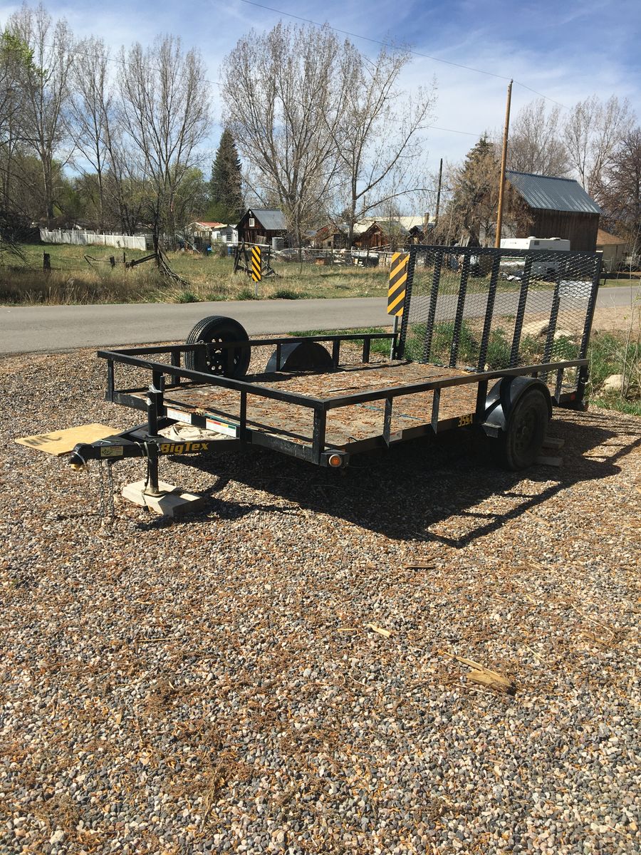 2022 Big Tex 12x7 frailer