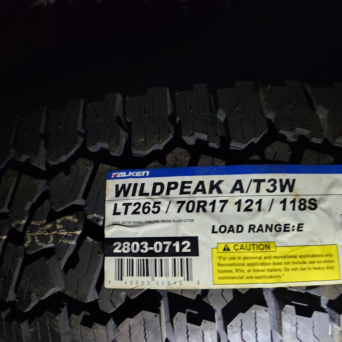265/70r17 falken wildpeak at4w