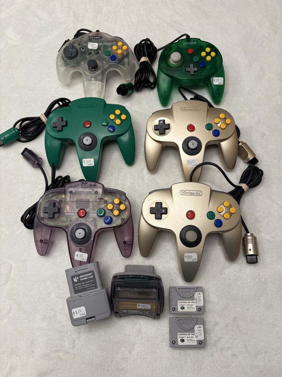 N64 Controllers - Prices Below
