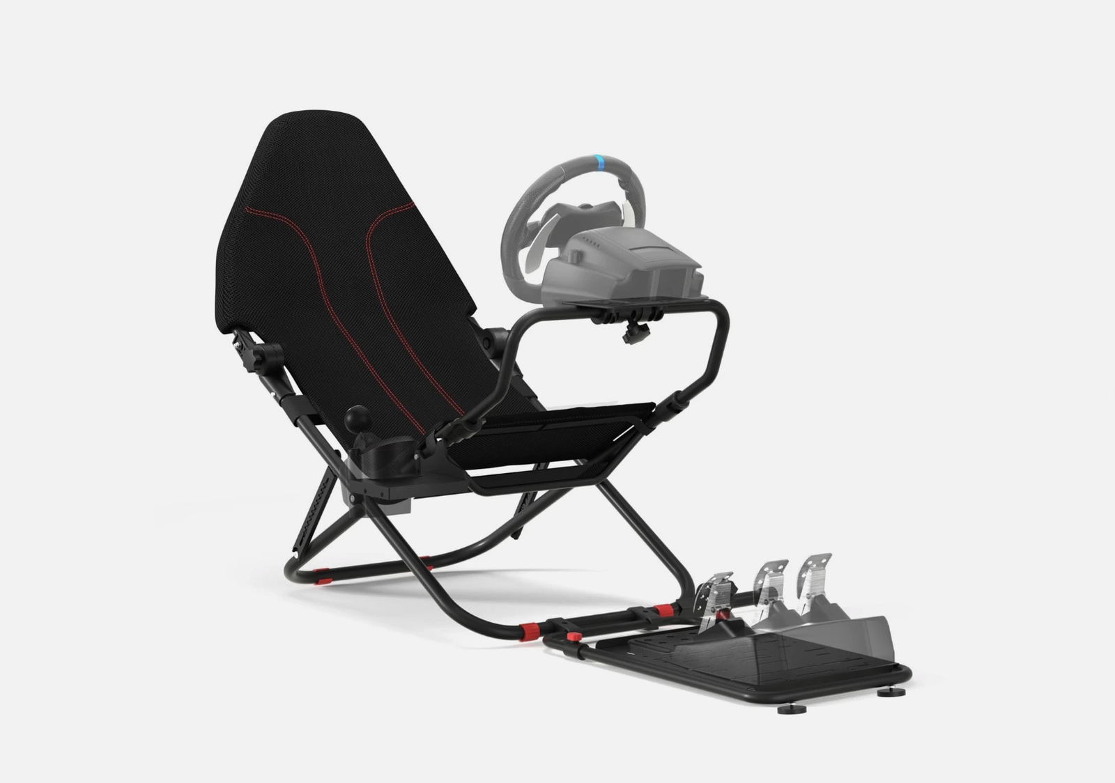 RACGTING Foldable Racing Simulator Cockpit Seat G29 G923 T300 Fanatec MOZA